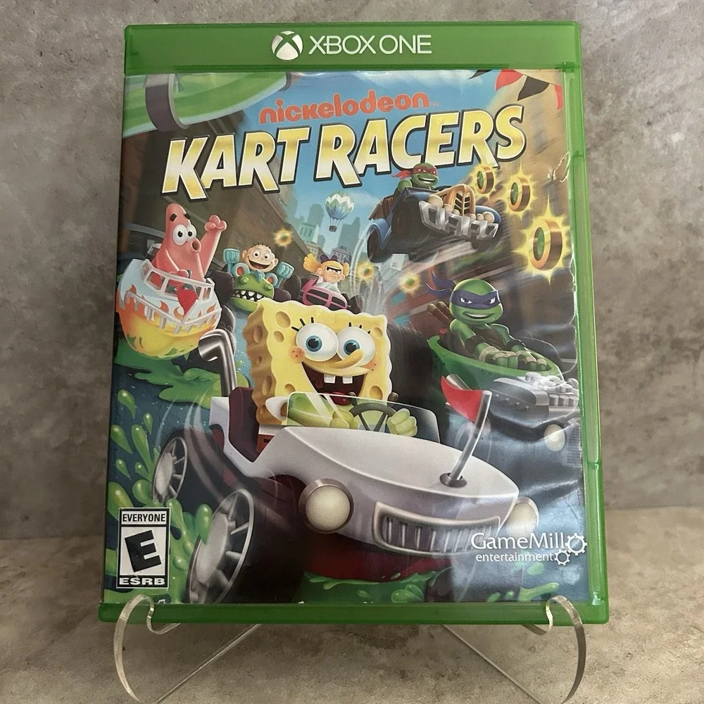 Nickelodeon Kart Racers Xbox One Game Racing Multiplayer No Manual